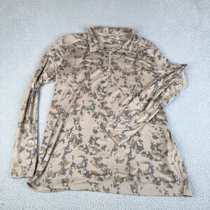 5.11 Tactical  Sweatshirt Men XL Brown Digital Camo Zip Training Stretch PT-R1/4